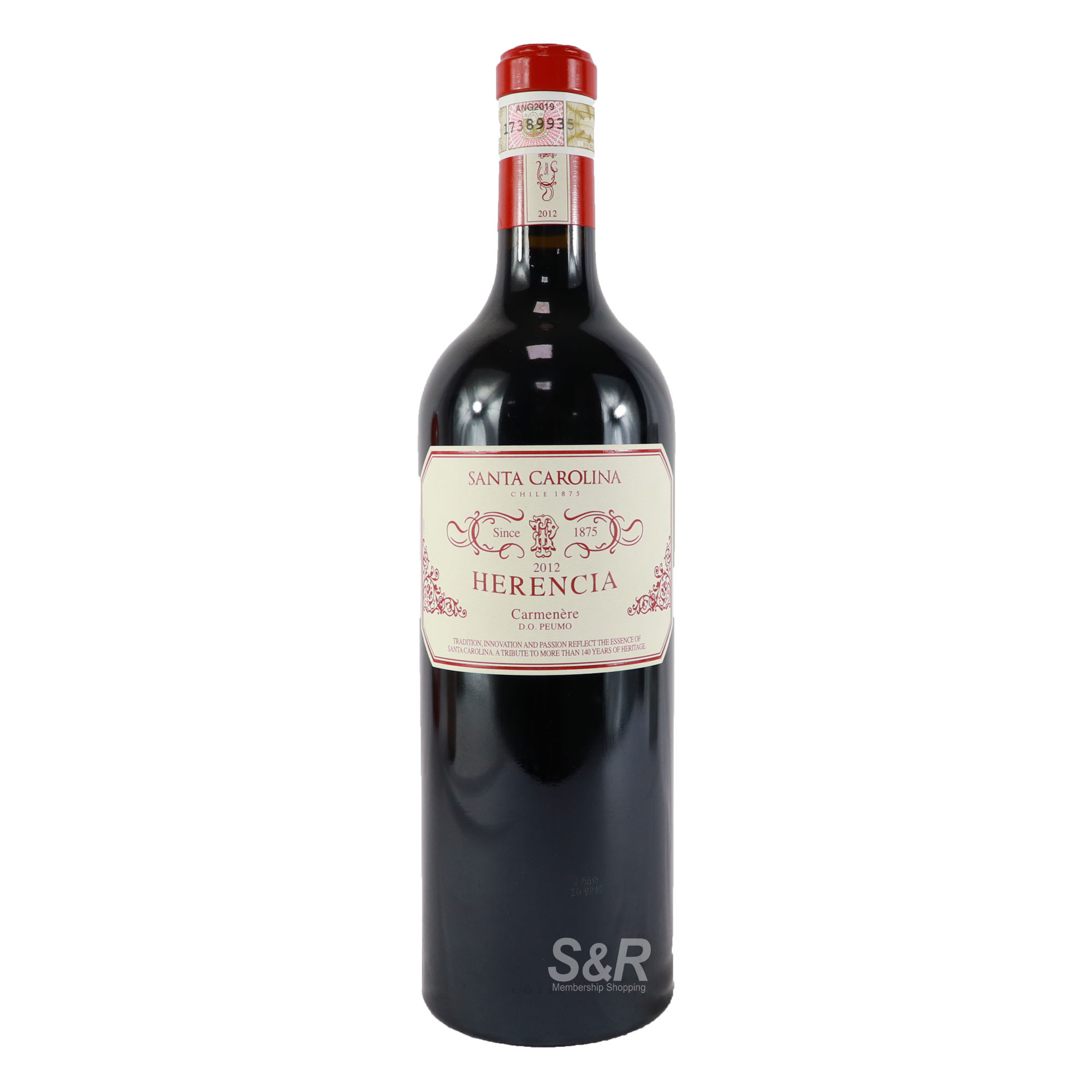Viña Santa Carolina Herencia 750mL Viña Santa Carolina Herencia 750mL